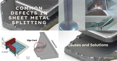 sheet metal stamping defects|stamped metal edge cracking.